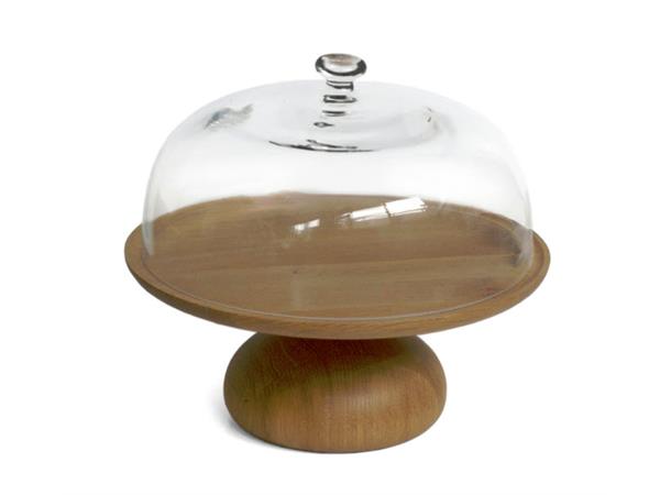 RUSTIC glassklokke  Ø:296mm H:145mm I herdet glass - Til stettefat M og L